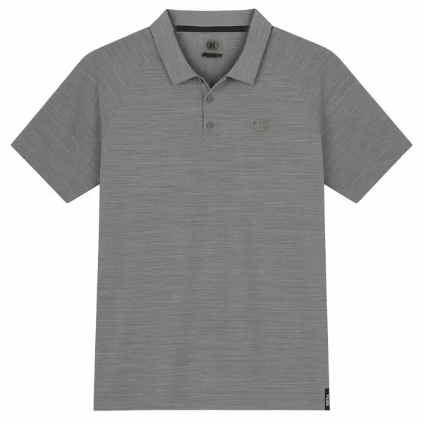 Hurley Men's Performance Stretch Moisture Wicking Shirt, Gray, Size M