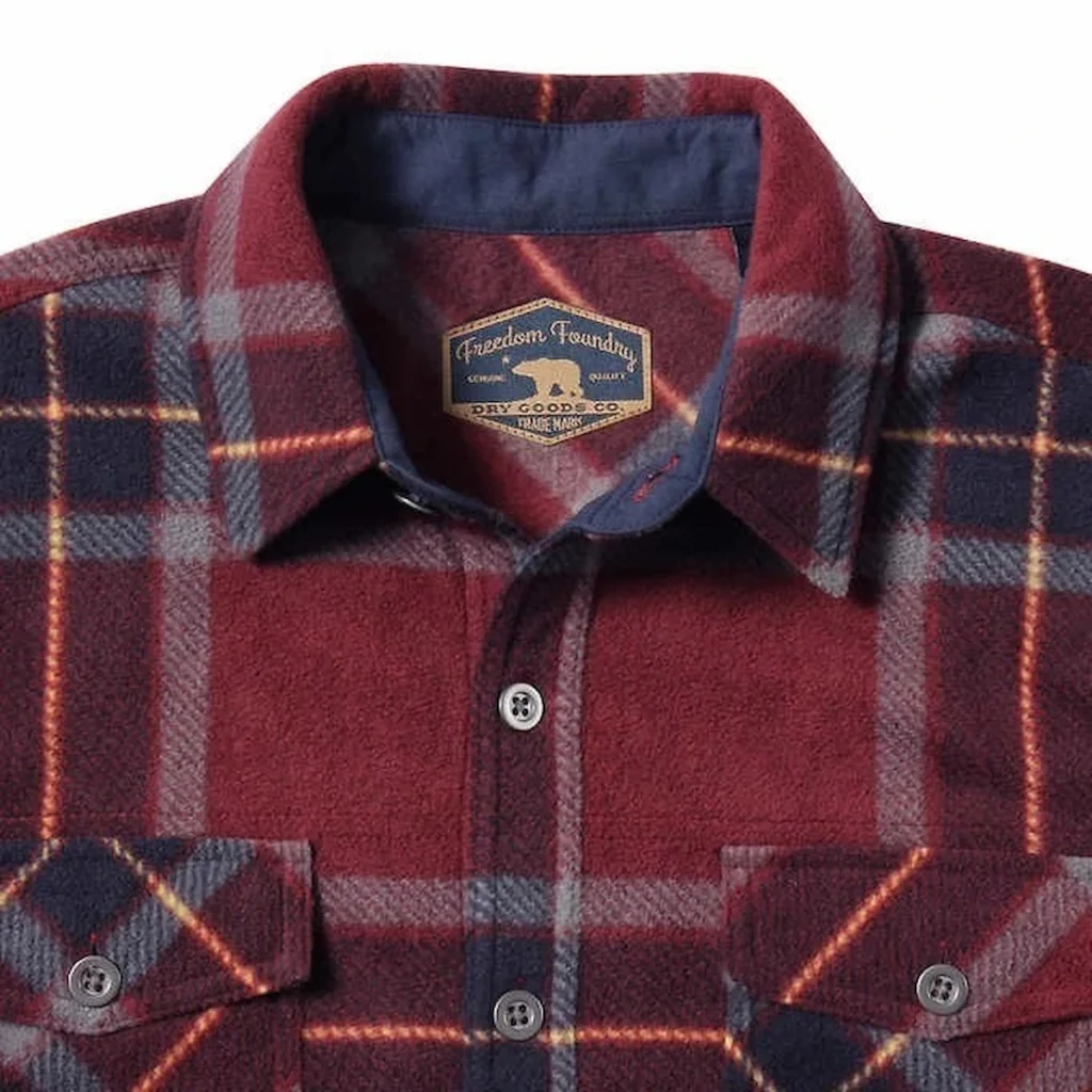 Freedom Foundry Men's Plaid Fleece Shirt NWT