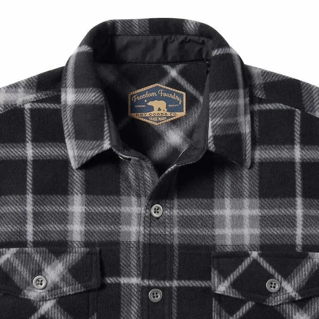 Freedom Foundry Men's Plaid Fleece Shirt NWT