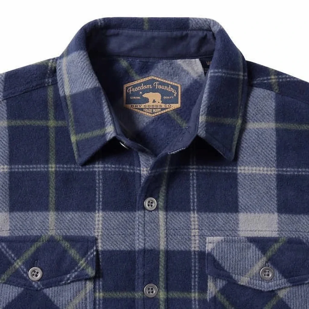 Freedom Foundry Men's Plaid Fleece Shirt NWT