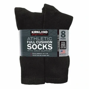 Kirkland Signature Men's 8-Pair Athletic Socks - Image 4