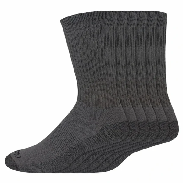 Dickies Men's Dri-Tech Crew Performance Work Socks 6-Pair