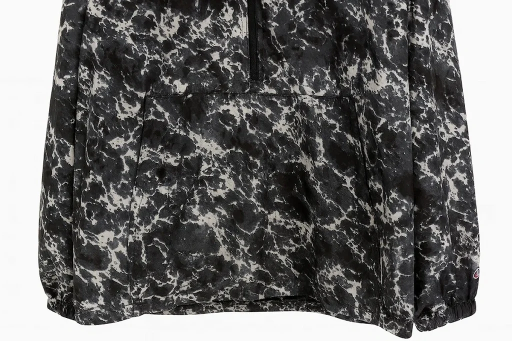 Mens Champion Hooded Windbreaker Jacket Camo