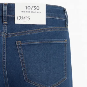 Chaps Women’s Mid Rise Crop Kick Jean – Size 10/30, 26” Inseam - Image 3