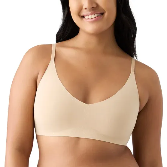 True & Co Women's Wirefree Bra 2-Pack Seamless Comfort