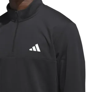adidas Men’s Quarter Zip Pullover Jacket Regular Fit Zipper Pockets Performance - Image 13