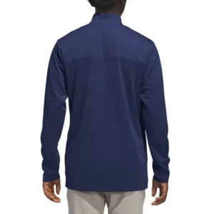 adidas Men’s Quarter Zip Pullover Jacket Regular Fit Zipper Pockets Performance - Image 5
