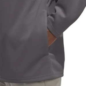 adidas Men’s Quarter Zip Pullover Jacket Regular Fit Zipper Pockets Performance - Image 9