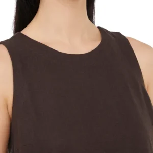 Banana Republic Women's Linen Blend Sleeveless Top - Image 3