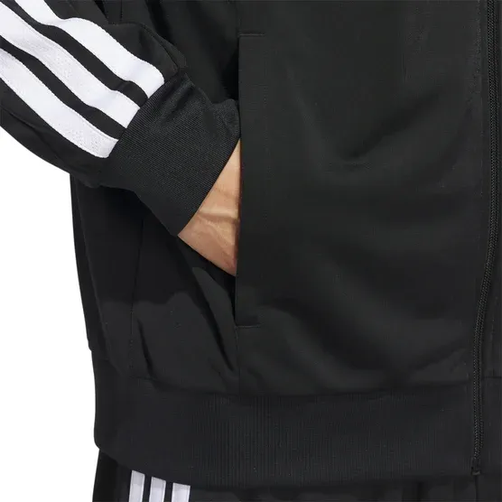 adidas Men’s Tricot Track Jacket Full Zip Athletic Slim Fit
