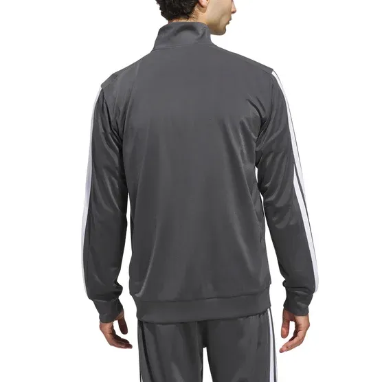 adidas Men’s Tricot Track Jacket Full Zip Athletic Slim Fit
