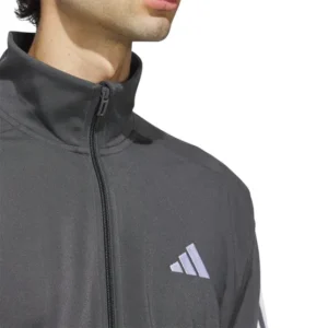 adidas Men’s Tricot Track Jacket Full Zip Athletic Slim Fit - Image 7