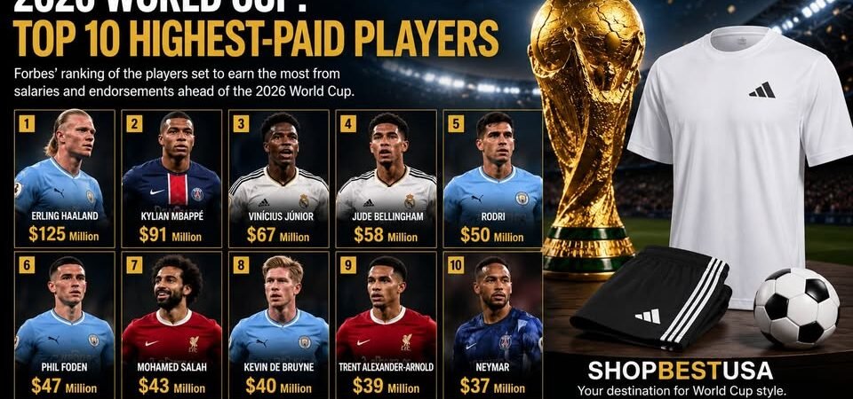 2026 World Cup: Top 10 Highest-Paid Players