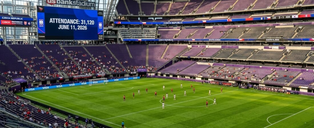 2026 World Cup Empty Seats Czech Republic vs South Korea