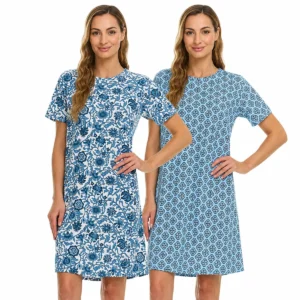 Vera Bradley Women’s Cotton Sleep Shirt 2-Pack