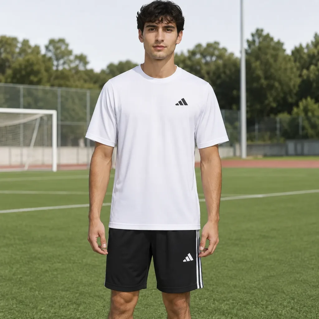 adidas Men’s Tee Short Sleeve Athletic Logo T-Shirt Casual Activewear NWT