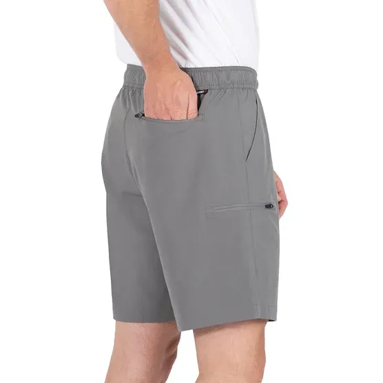Gerry Men’s Trail Shorts 9" Inseam Pull On Stretch Hiking Zip Pocket Short