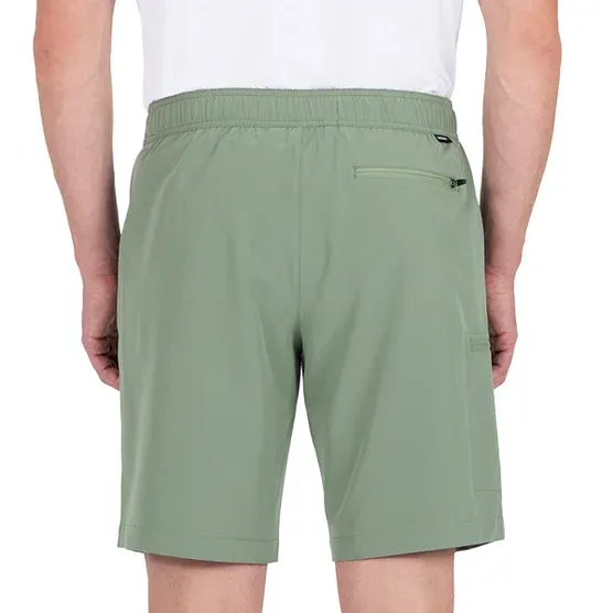 Gerry Men’s Trail Shorts 9" Inseam Pull On Stretch Hiking Zip Pocket Short