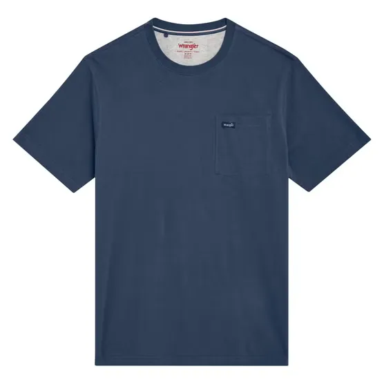 Wrangler Men's Pocket Tee Logo Chest