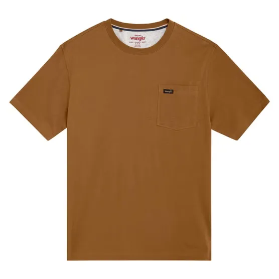 Wrangler Men's Pocket Tee Logo Chest