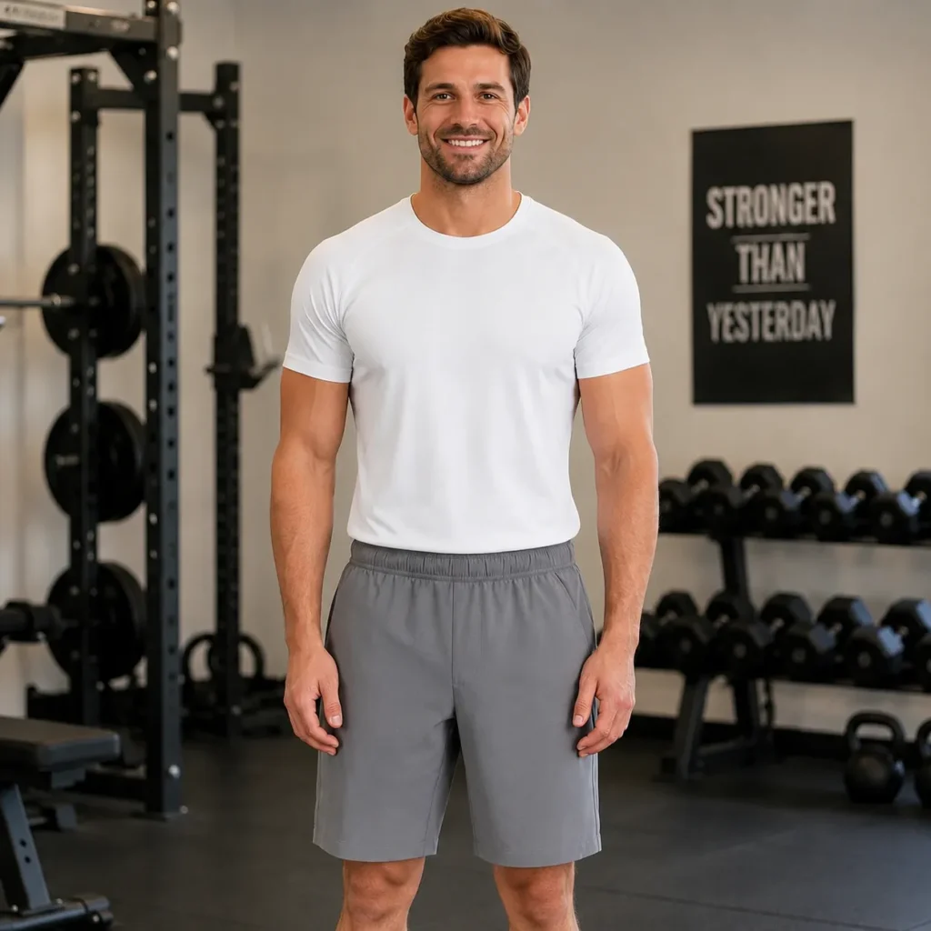 Gerry Men’s Trail Shorts 9" Inseam Pull On Stretch Hiking Zip Pocket Short