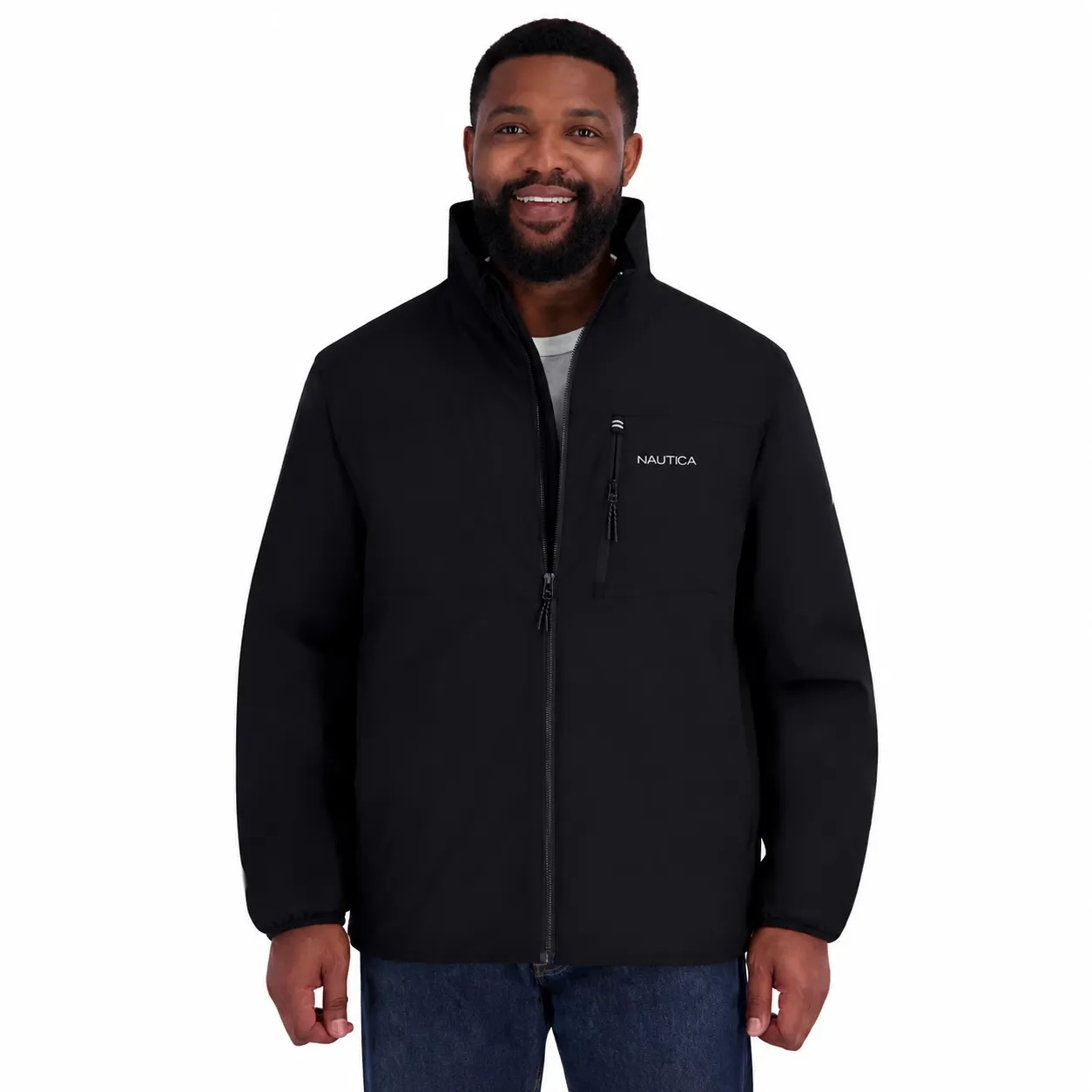 Nautica Men’s Insulated Jacket Full Zip - Image 1