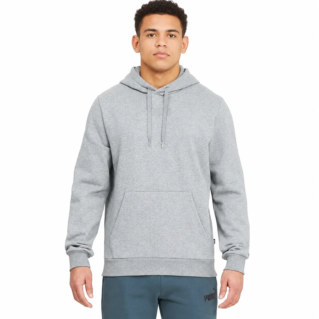 Puma Men's Embossed Logo Classic Fleece Hoodie - Image 1
