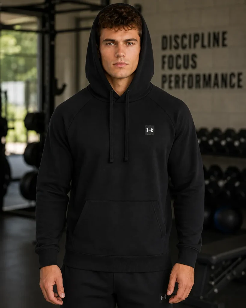 Under Armour Men’s Black Pullover Hoodie