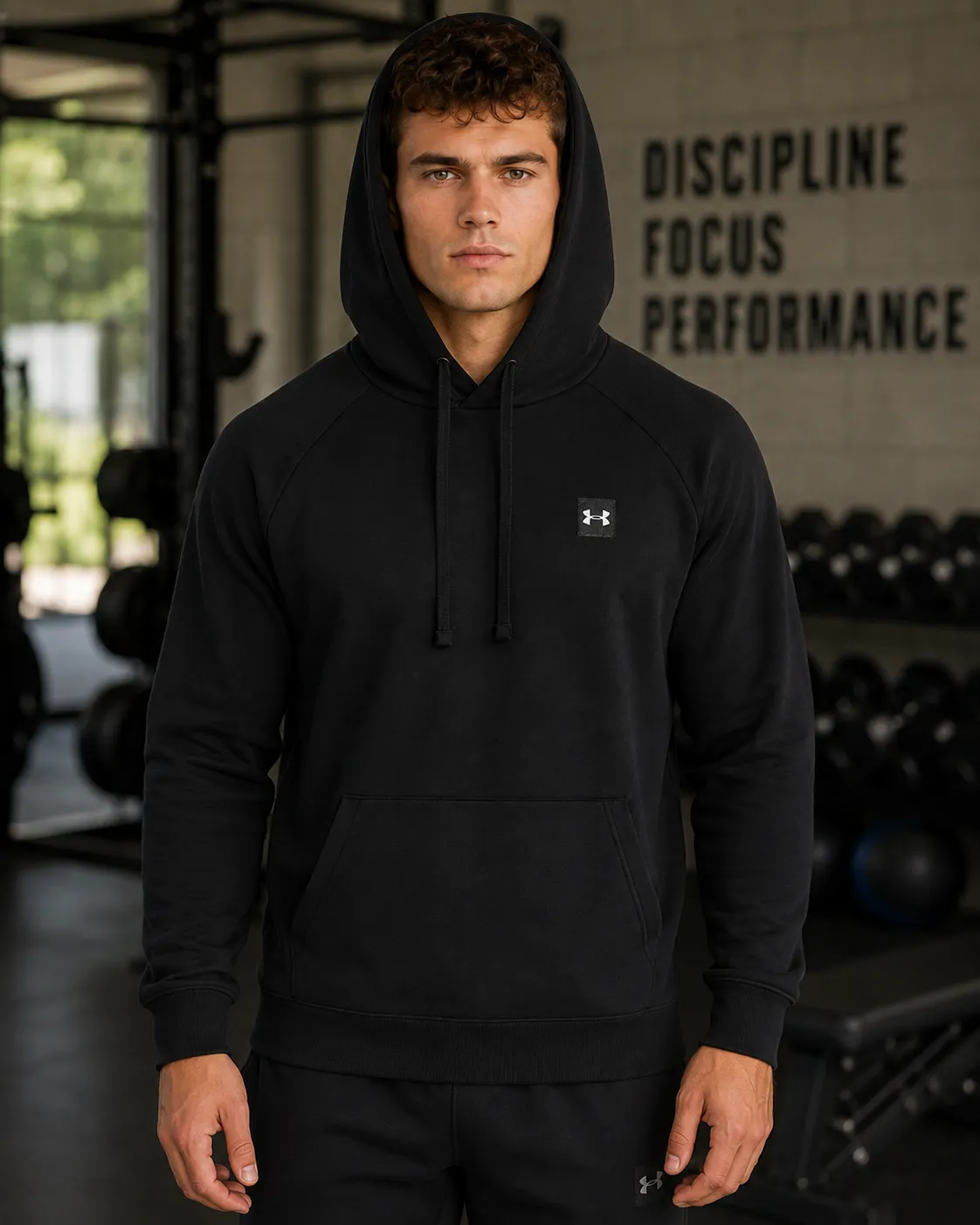 Under Armour Men’s Black Pullover Hoodie - Image 3