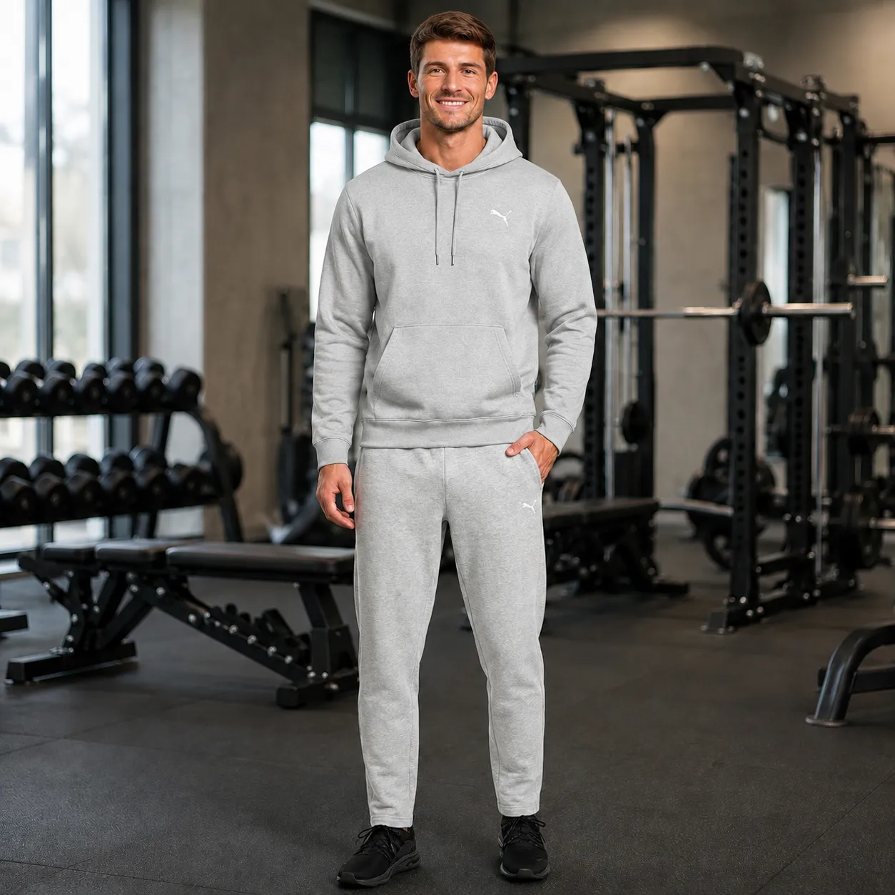 PUMA Men’s Fleece Hoodie & Sweatpants Set - Image 10