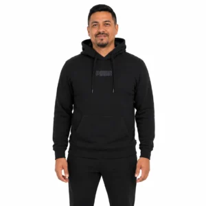 Puma Men's Embossed Logo Classic Fleece Hoodie