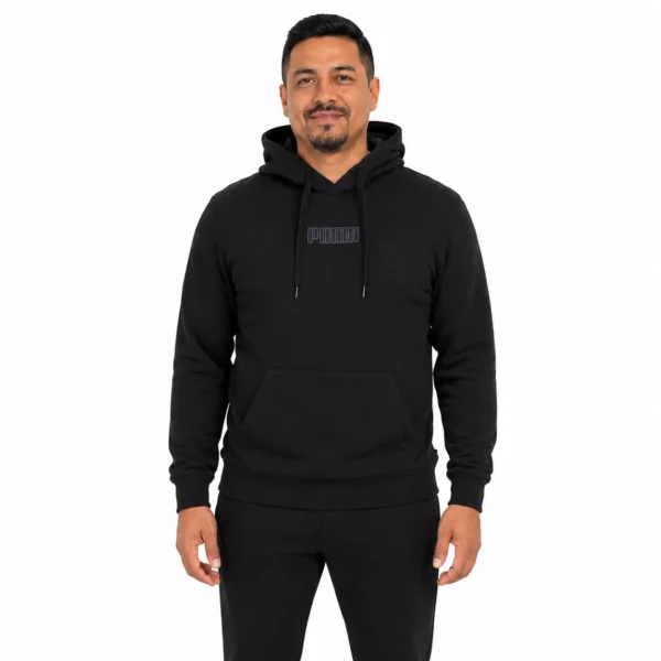 Puma Men's Embossed Logo Classic Fleece Hoodie