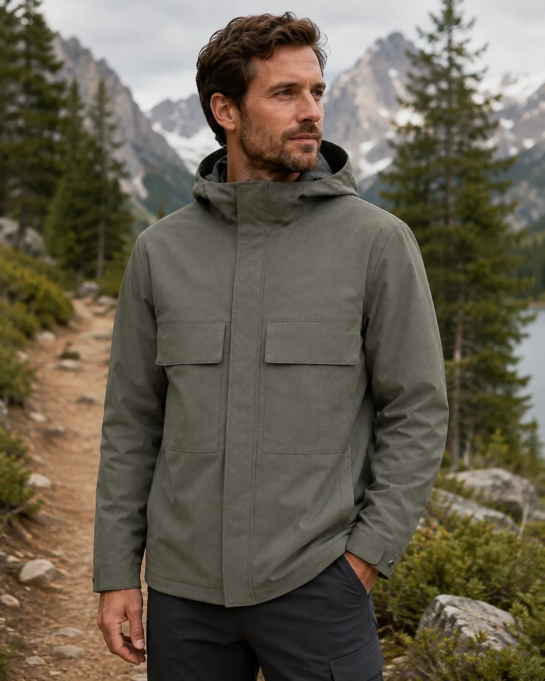 Weatherproof Vintage Men’s Hooded Jacket - Image 5