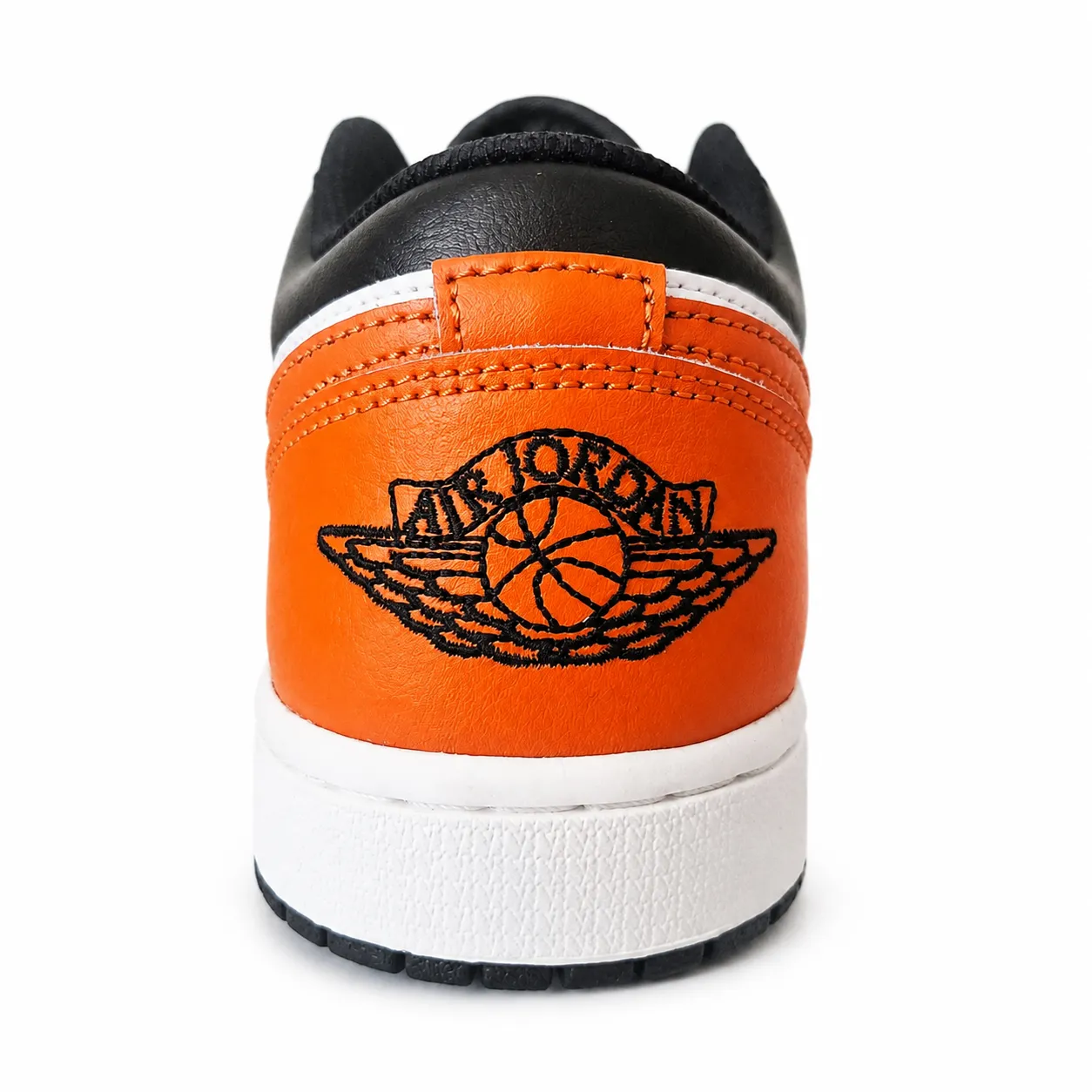 Nike Air Jordan 1 Low Men’s Sneakers Black Orange White - Image 6
