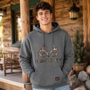 Realtree Men’s Camo Logo Hoddie - Image 4