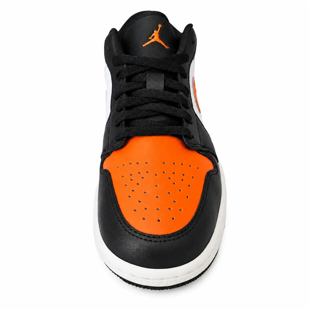 Nike Air Jordan 1 Low Men’s Sneakers Black Orange White