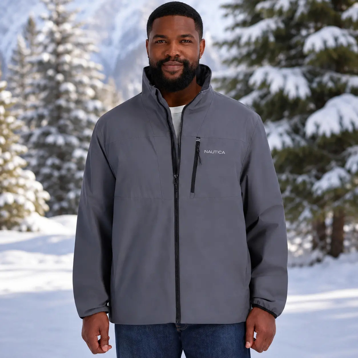 Nautica Men’s Insulated Jacket Full Zip - Image 6