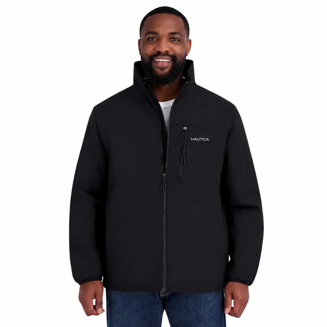 Nautica Men’s Insulated Jacket Full Zip - Image 1