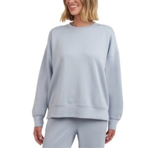 Kirkland Signature Women's Ribbed Crewneck - Relaxed Fit & Heavyweight - Image 10