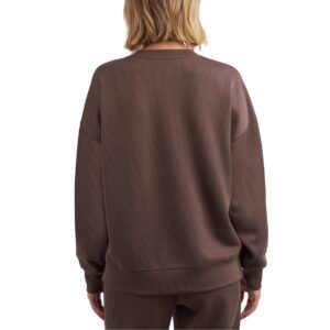 Kirkland Signature Women's Ribbed Crewneck - Relaxed Fit & Heavyweight - Image 7