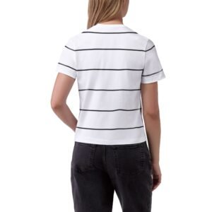 Calvin Klein Women's Short Sleeve Tee - Relaxed Fit with Logo Embroidery - Image 2
