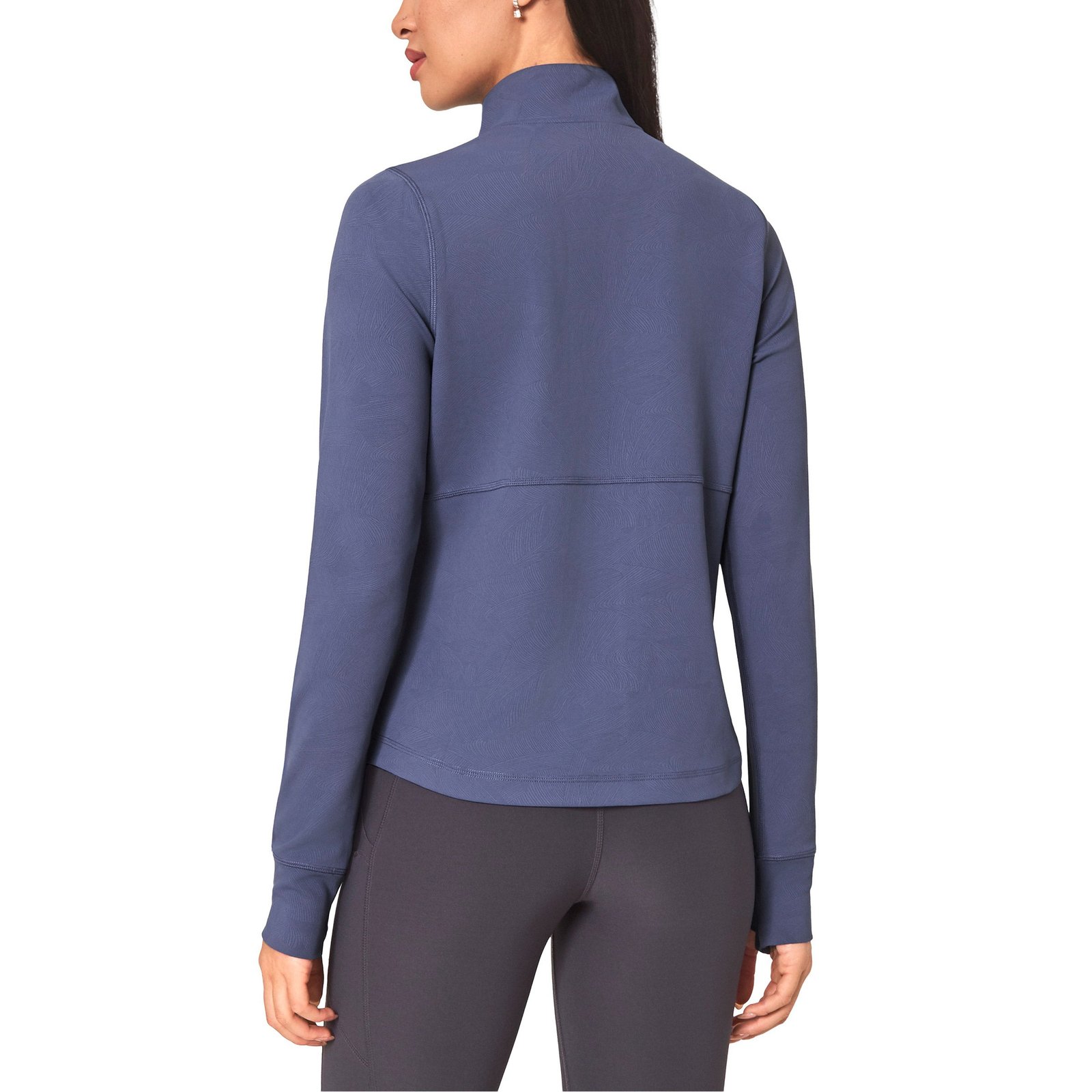 Mondetta Women's Full-Zip Jacquard - Comfortable and Stylish Outerwear - Image 4