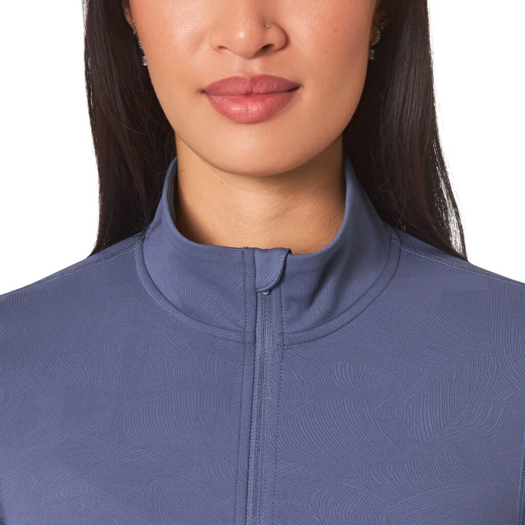 Mondetta Women's Full-Zip Jacquard - Comfortable and Stylish Outerwear