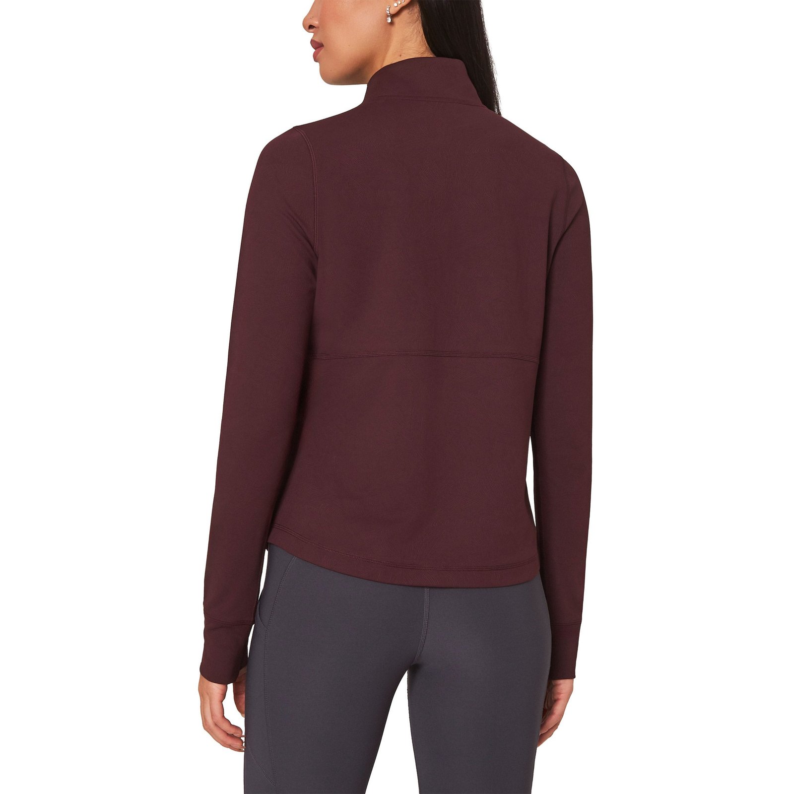 Mondetta Women's Full-Zip Jacquard - Comfortable and Stylish Outerwear - Image 8