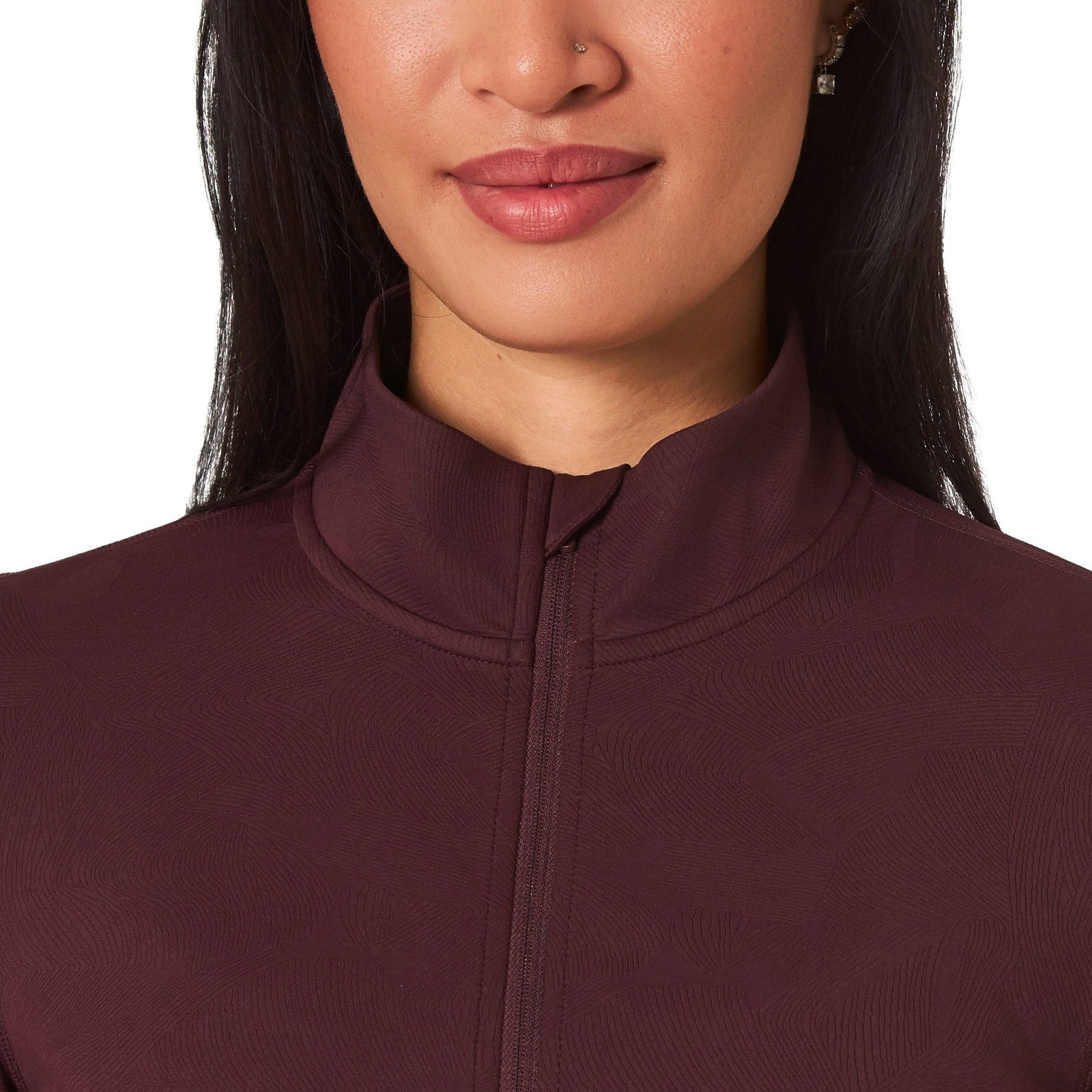 Mondetta Women's Full-Zip Jacquard - Comfortable and Stylish Outerwear - Image 6