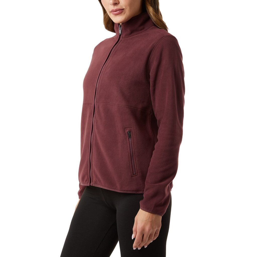 32 Degrees Women's Fleece Jacket with Zipper Pockets