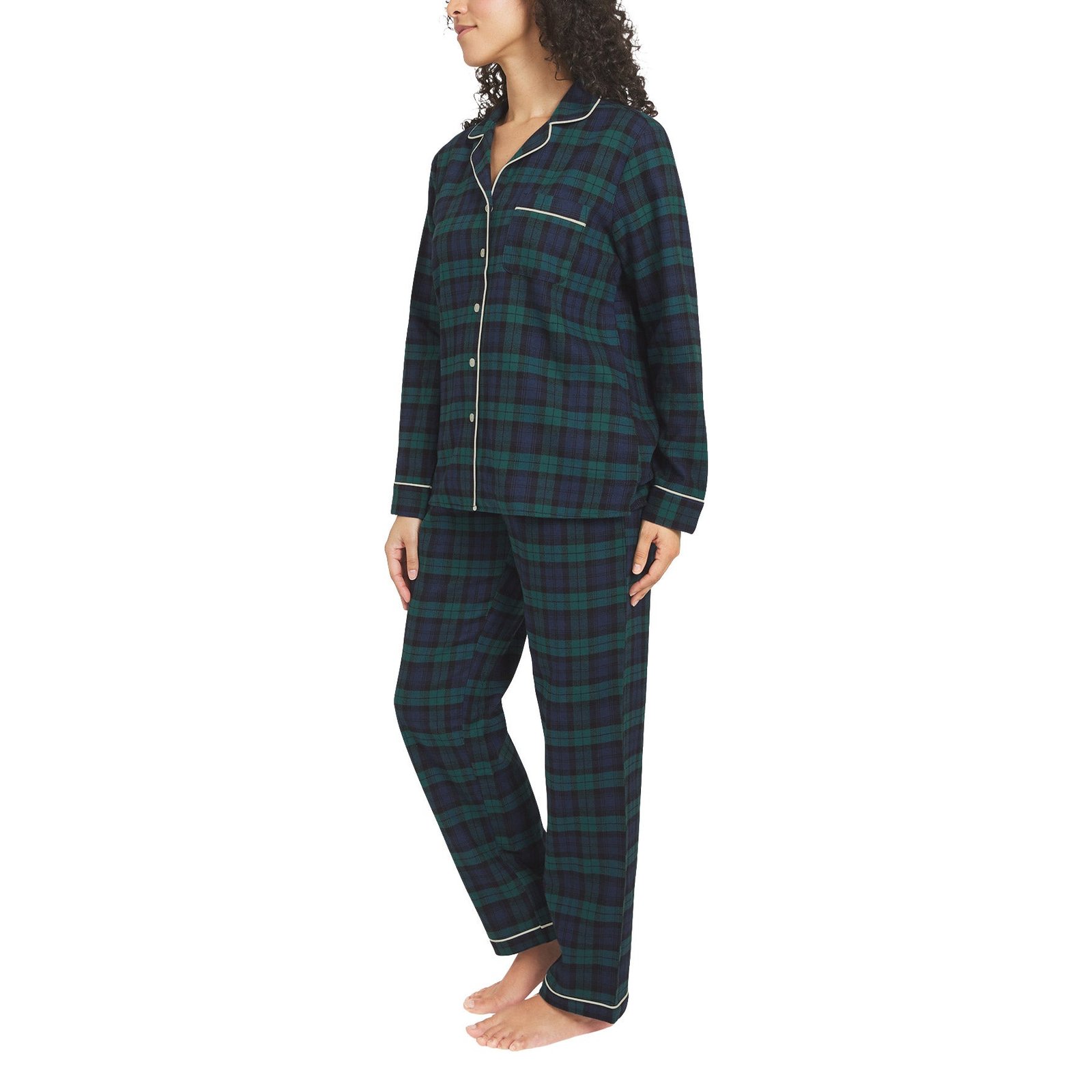 Lands' End Women's Pajama Set - 2-Piece Cotton Flannel - Image 15