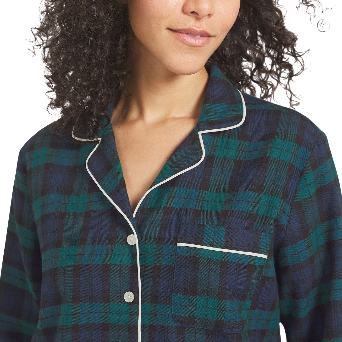 Lands' End Women's Pajama Set - 2-Piece Cotton Flannel - Image 17