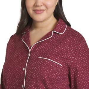 Lands' End Women's Pajama Set - 2-Piece Cotton Flannel - Image 10