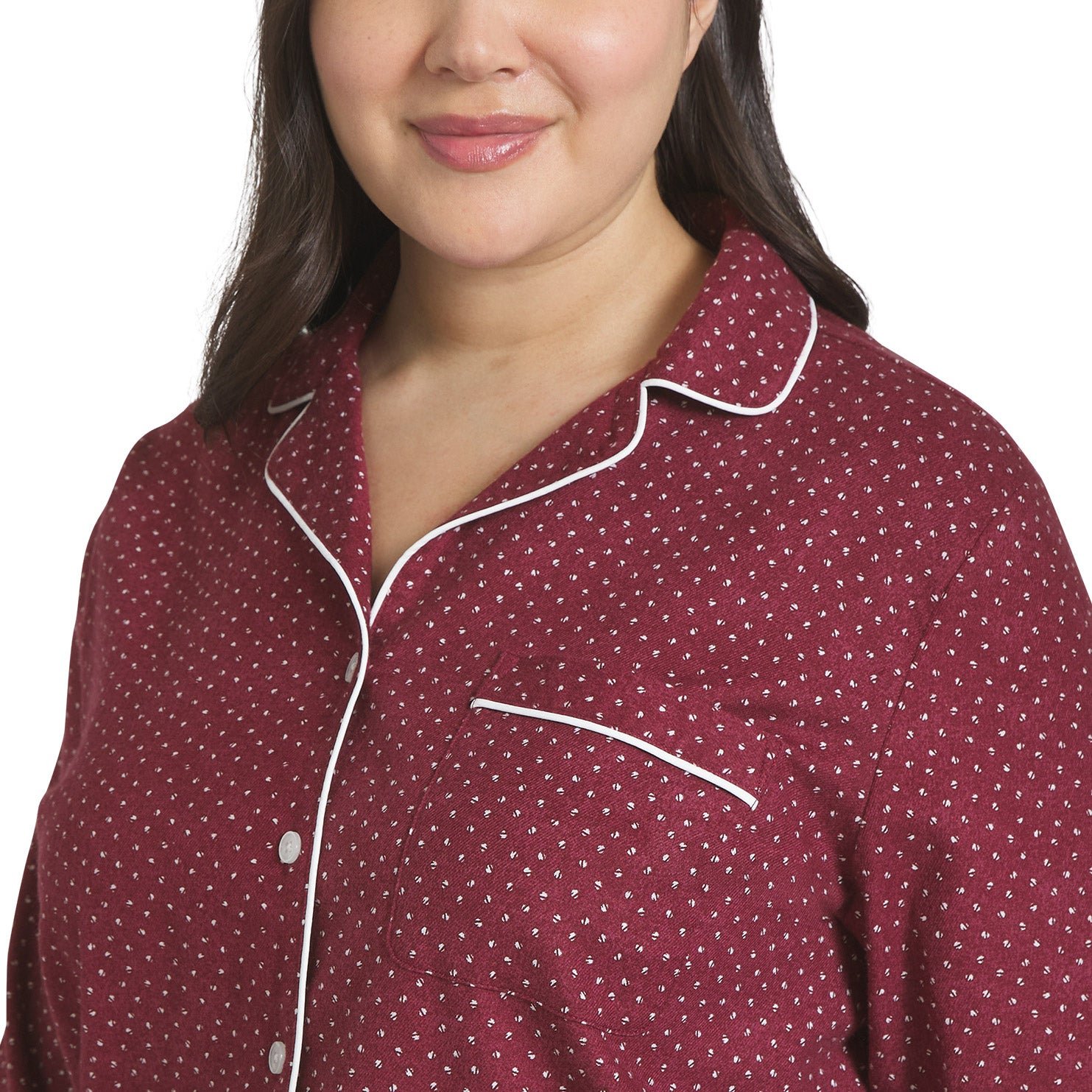 Lands' End Women's Pajama Set - 2-Piece Cotton Flannel - Image 10